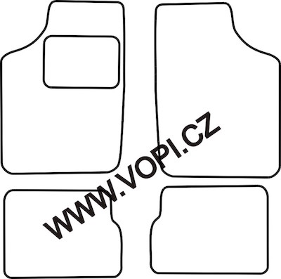 Autokoberce Opel Corsa A 1982 - 1993 Perfectfit (3411)